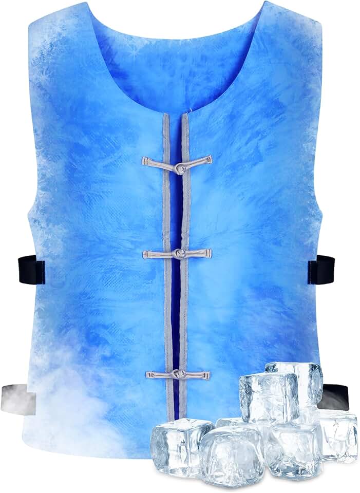 Evaporative Cooling Vest for Men &amp; Women, Water-Activated Cooling Vest for Hot Weather