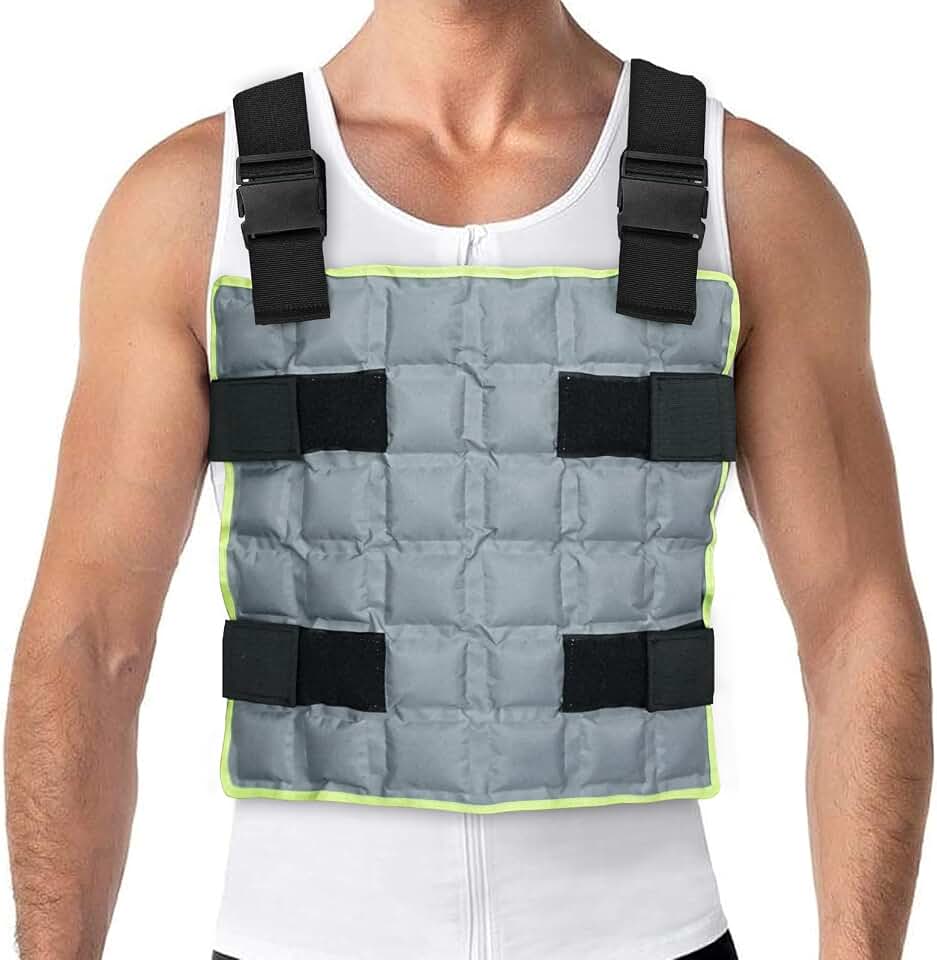 MR.ICE Cooling Vest for Men &amp; Women - Adjustable Ice Vest for Motorcycle, Workers, Sports, Outdoor, Heat Relief