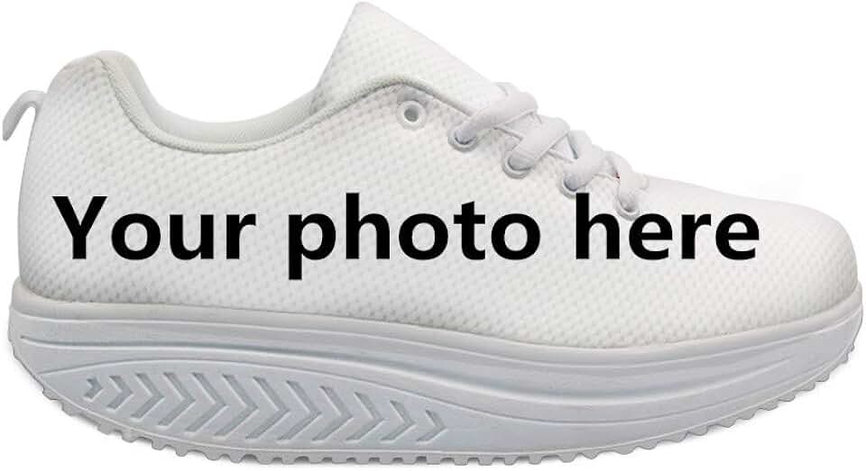 Bigcardesigns Cool High Platform Women's Toning Fitness Walking Shoes Sport Sneaker