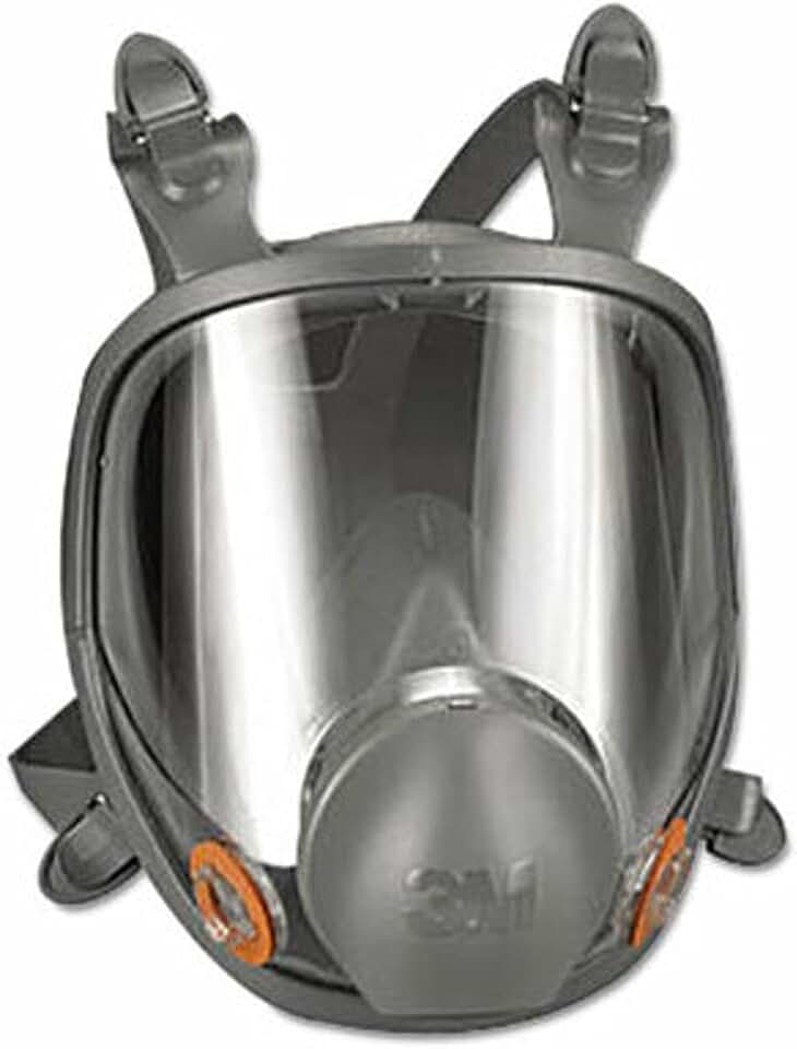 3M Full Facepiece Reusable Respirator 6800, NIOSH, Medium | Large Lens, ANSI High Impact Eye Protection, Silicone Face Seal, Four-Point Harness, Comfortable Fit, Painting