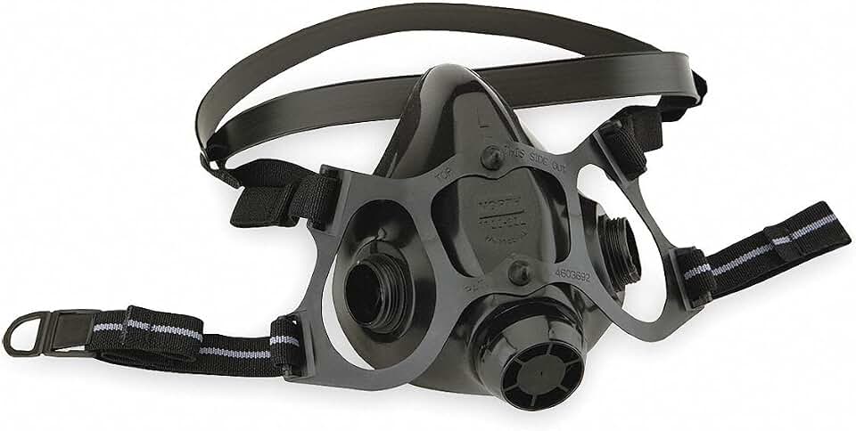 Honeywell North Safety 770030L 7700 Series Silicone Half Mask Respirator Large (1 EA) Mask Only