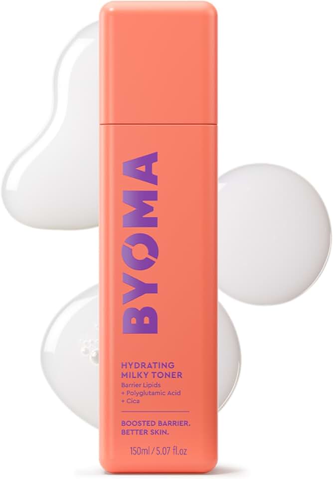 BYOMA Hydrating Milky Toner | Dewy, Ultra Hydrating, Calms Skin, Locks in Moisture, Reduces Redness, Barrier Repair