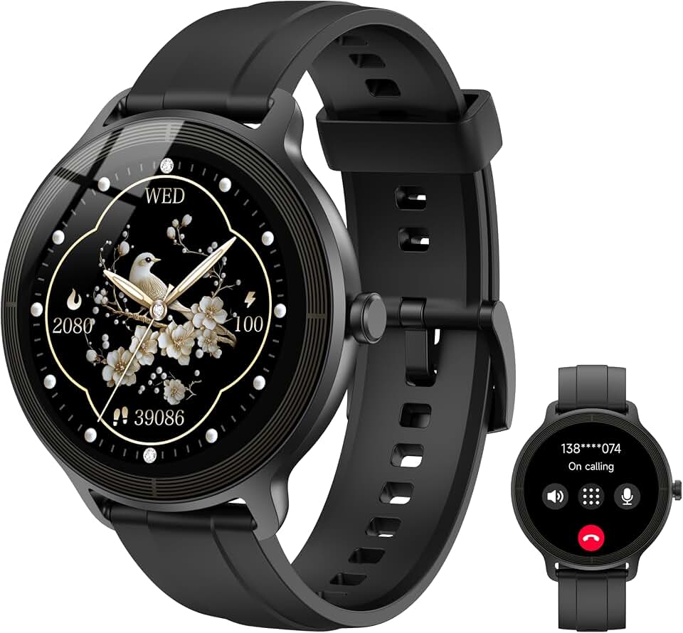 Smart Watch for Men with Bluetooth Calls &amp; AI Voice Assistant | Fitness Tracker with Sleep Monitor, 100+ Sports Modes, Compatible with Android &amp; iOS
