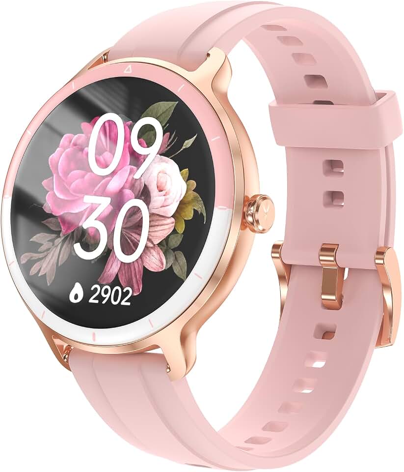 Smart Watch for Women,24H Activity Tracking,0.39 inch Ultra-Thin | Bluetooth Calls &amp; AI Voice,IP68 Waterproof,Heart Rate/SpO2/Period Tracker,100+ Sports Modes,Compatible with Android/iPhone