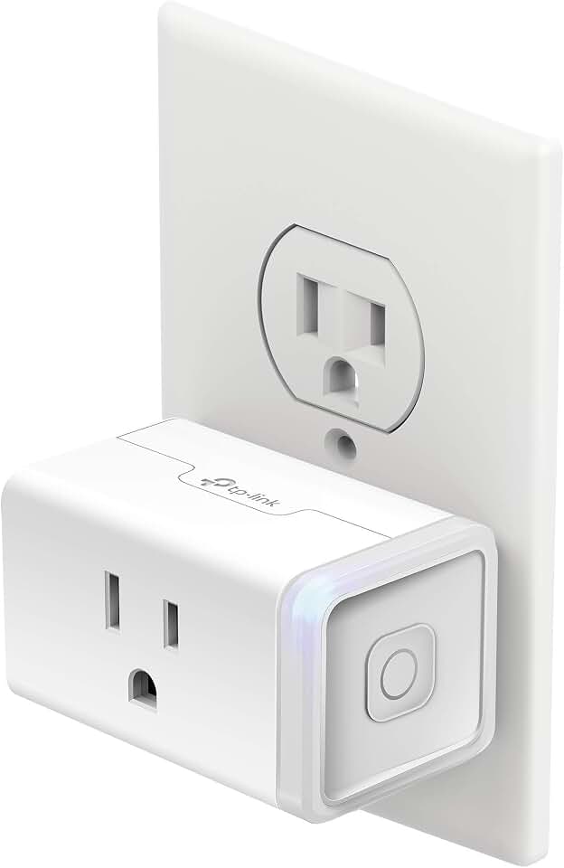 Kasa Smart Plug Mini with Energy Monitoring, KP115 | Wi-Fi Outlet Works with Alexa, Google Home, Wi-Fi Simple Setup, No Hub Required, White