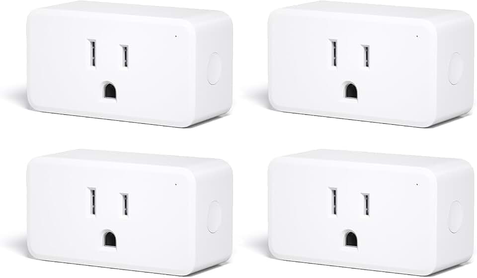 THIRDREALITY Smart Plug Gen3 4 Pack,Precise Real-time Power Meter,15A Outlet, Enhanced Zigbee Repeater,ETL Certified,ZigBee Hub Needed,Work with Home Assistant,Compatible Echo Devices and SmartThings