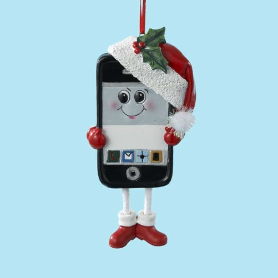 Smiling Smartphone Ornament by Kurt Adler
