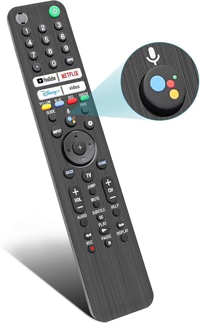 Replacement for Sony TV Remote, for All 2019-2026 Sony Remote Control for Bravia Smart TV with Voice Control. for Bravia XR/XBR/KD/K Series Google/Android TVs. 1-Year Warranty.