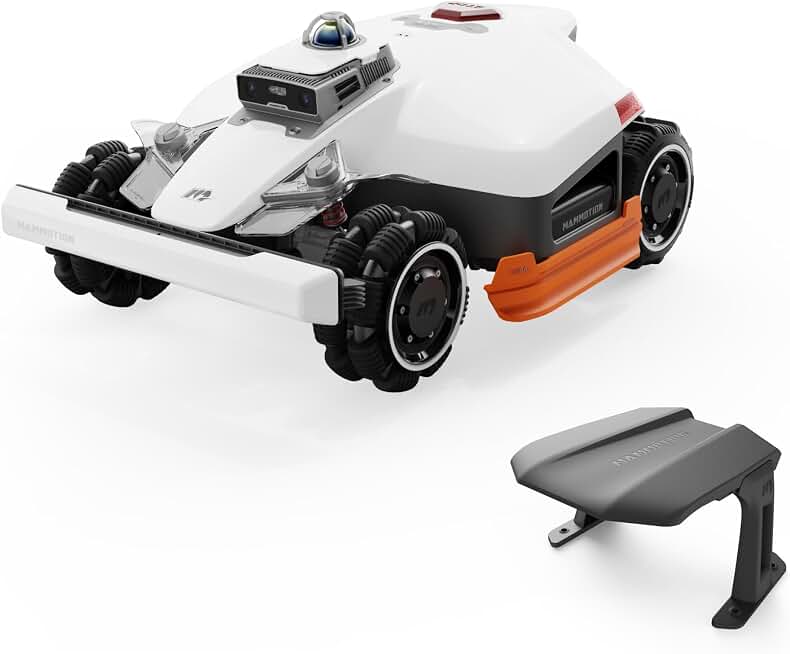 Mammotion LUBA 3 AWD 3000H Robot Lawn Mower with Garage (Ship Separately) | 360° LiDAR+NetRTK+AI Vision, Wire Free for 0.75 Acre, AWD for 80% Slopes, 30 Multi-Zone Management, Cutting Height 2.2"-4.0" ClimatePartner certified