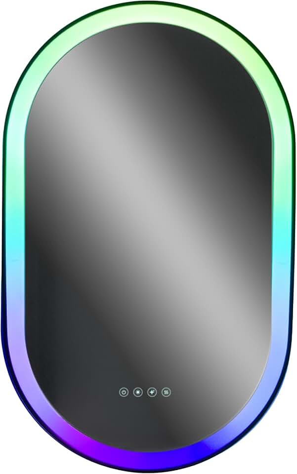 LIFX Smart LED Mirror - Matter, Color Changing, Anti-Fog, Dimmable | 1500K - 9000K, Front &amp; Backlit, 2.4GHz Wifi, Works with Alexa, Apple Home, Plug-In or Hardwired, App Control