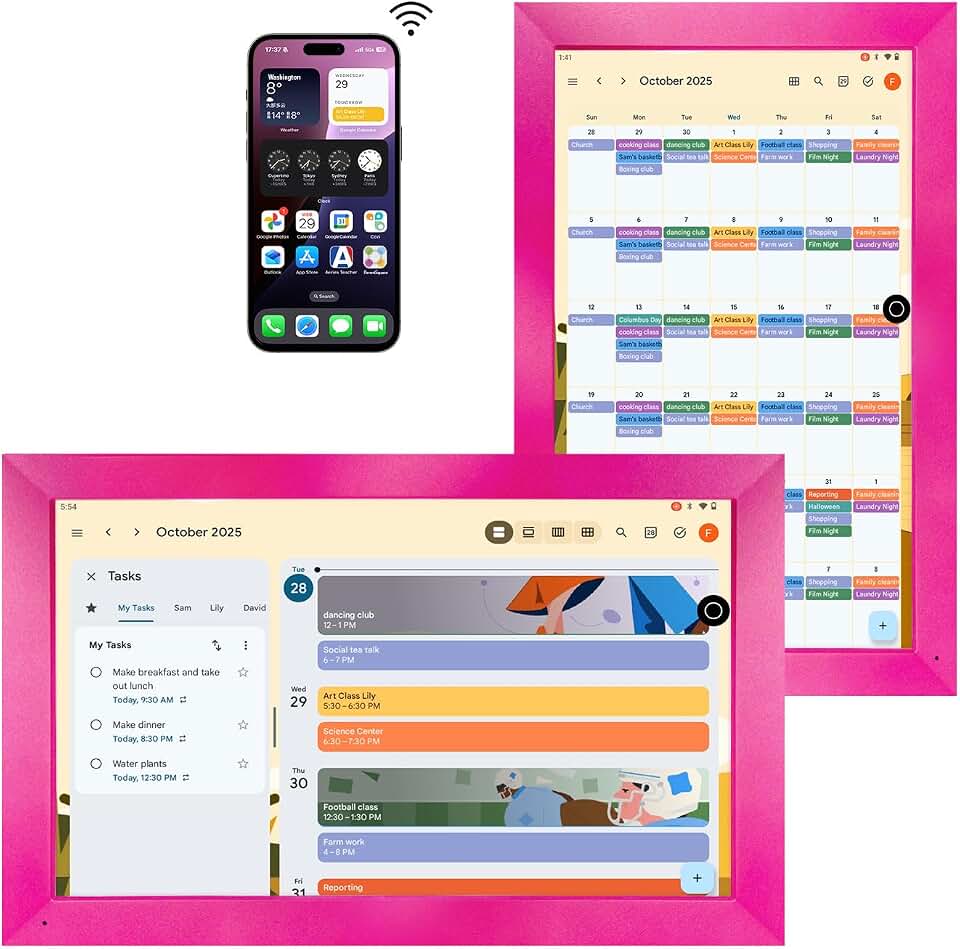 10.1" Smart Display with Magic Mirror, Google Calendar, Photo Frame&amp;Apps