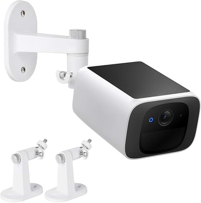 ALERTCAM 2Pack Wall Mount Compatible with eufyCam 2C/2C Pro, 2/2 Pro, 3C/S300, 3/S330, Also for SoloCam S220/C210, Adjustable Camera Mount Brackets for Eufy Camera Indoor/Outdoor - White