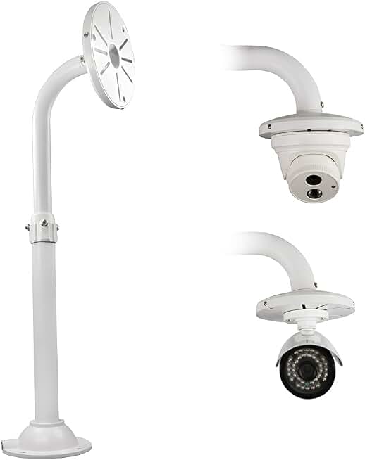 Security Camera Mount Bracket, Dome Camera Mount Universal Camera Wall Mounting Bracket for CCTV Security Camera/IP Camera, J Type (15.7-23.6 inch)