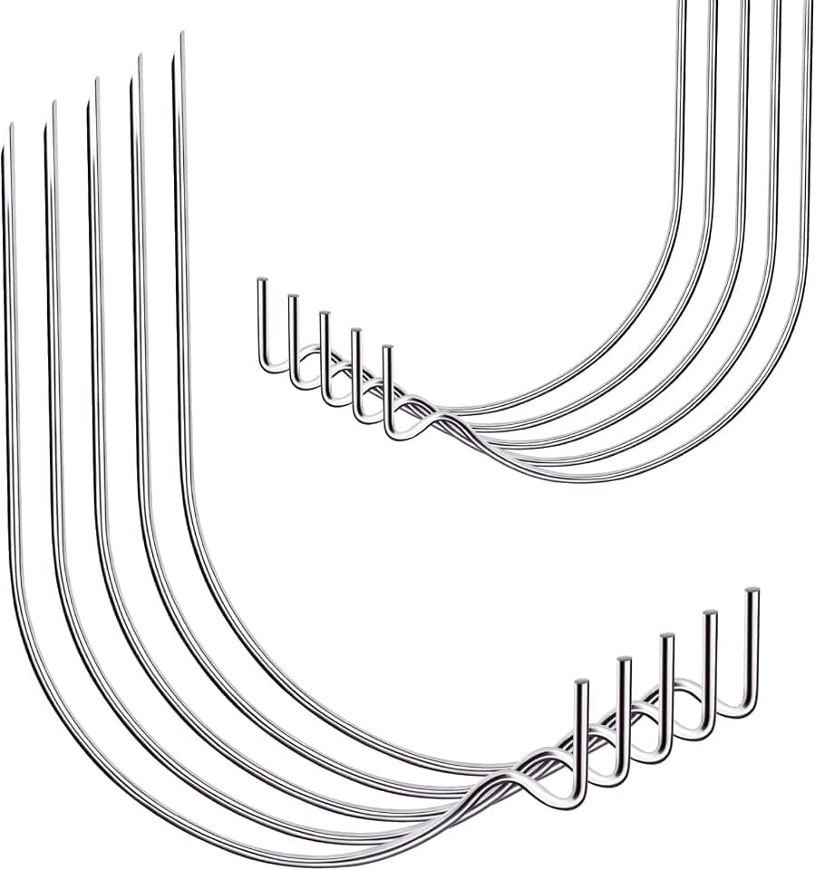 FURHUA 20pcs Super Hook Picture Hangers and Office Pack, Drywall Hooks for Hanging Pictures, Wall Hooks, Picture Hangers, Picture Hanging Kit，Hang Art, Clock, Shelves, Mirrors
