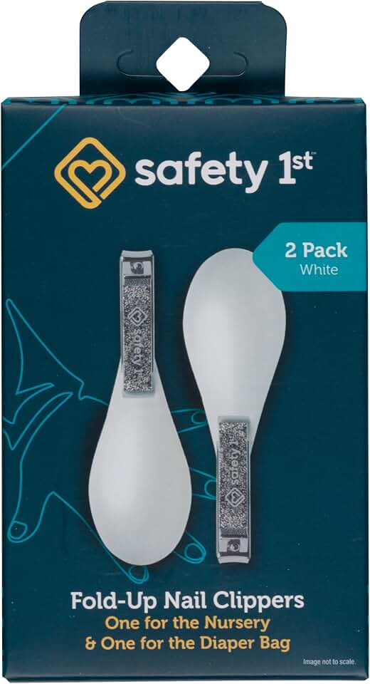 Safety 1st Fold-Up Nail Clippers - 2pk