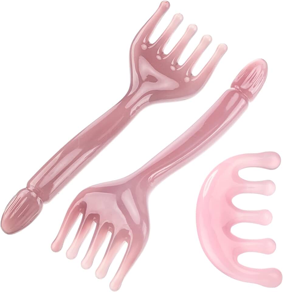 ProSuites 3 Pack Head Massager Scalp Comb Resin Scalp Stress Relax Tool for Christmas, Birthday, Mother's Day, Father's Day