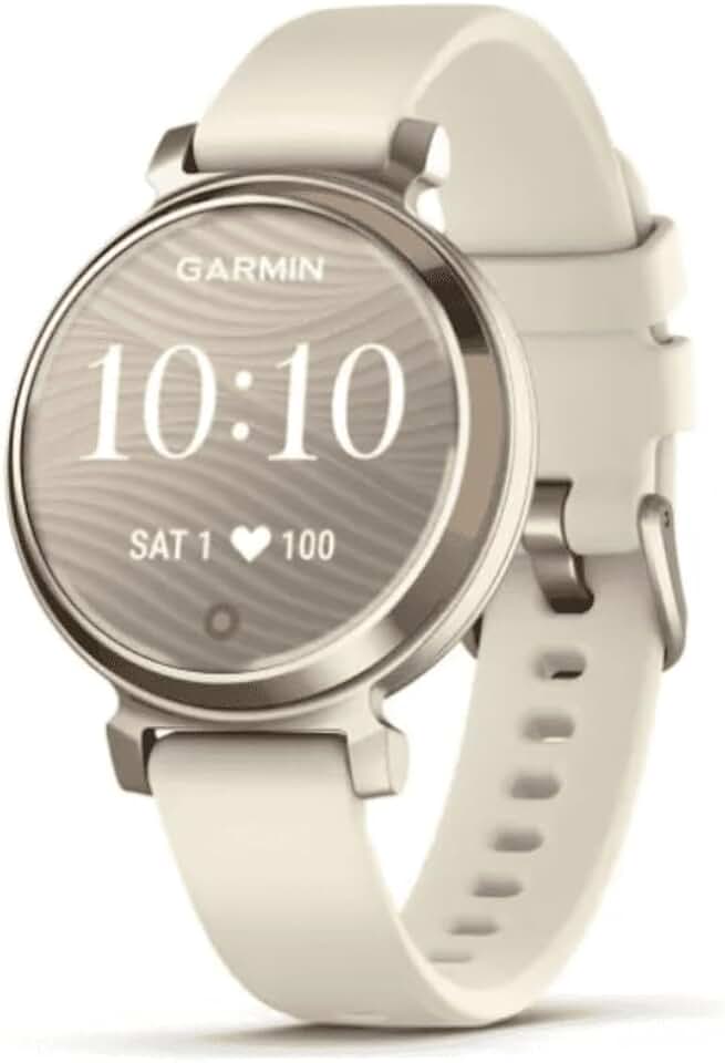 Garmin Garmin Lily® 2, Small &amp; Stylish Smartwatch, 35mm, Coconut | Small &amp; Stylish Design, Built-In GPS, Body Battery™, Sleep Score, Fitness Tracking &amp; Sports Apps, Garmin Pay™