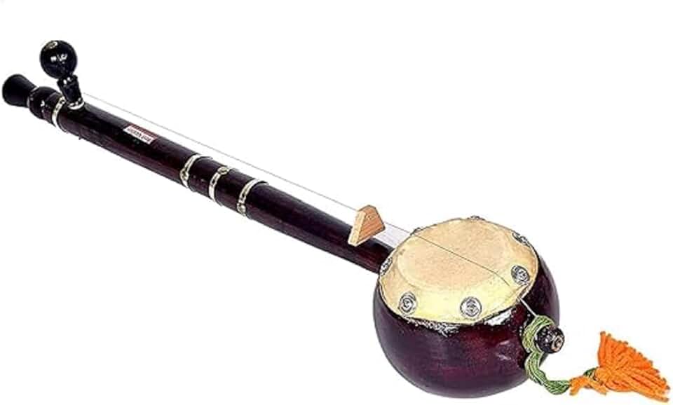 Iktara tumbi Handmade Musical Instrument Ektara Handcrafted Fine Crafted Indian Musical Instruments Wooden Playing Iktara (Tumbi)