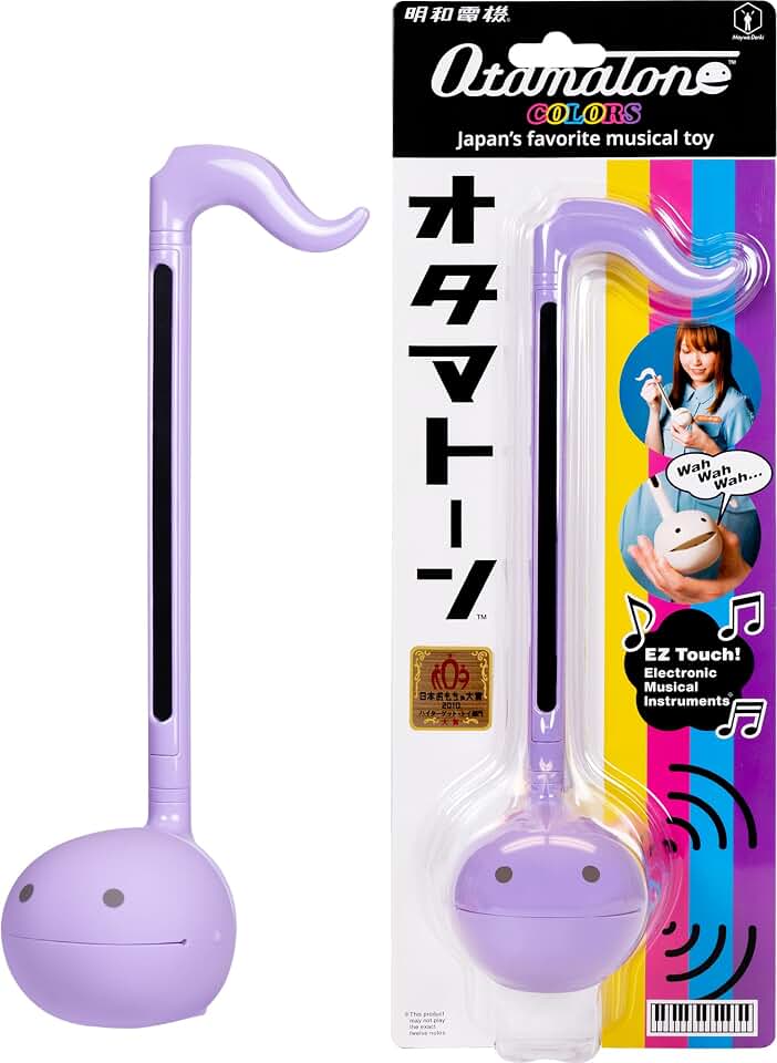 Otamatone Japanese Electronic Synthesizer Musical Instrument Toy - Purple | Portable Music Synthesizer from Japan by Maywa Denki Studio Award Winning Educational Fun Present for Children, Teens &amp; Adults