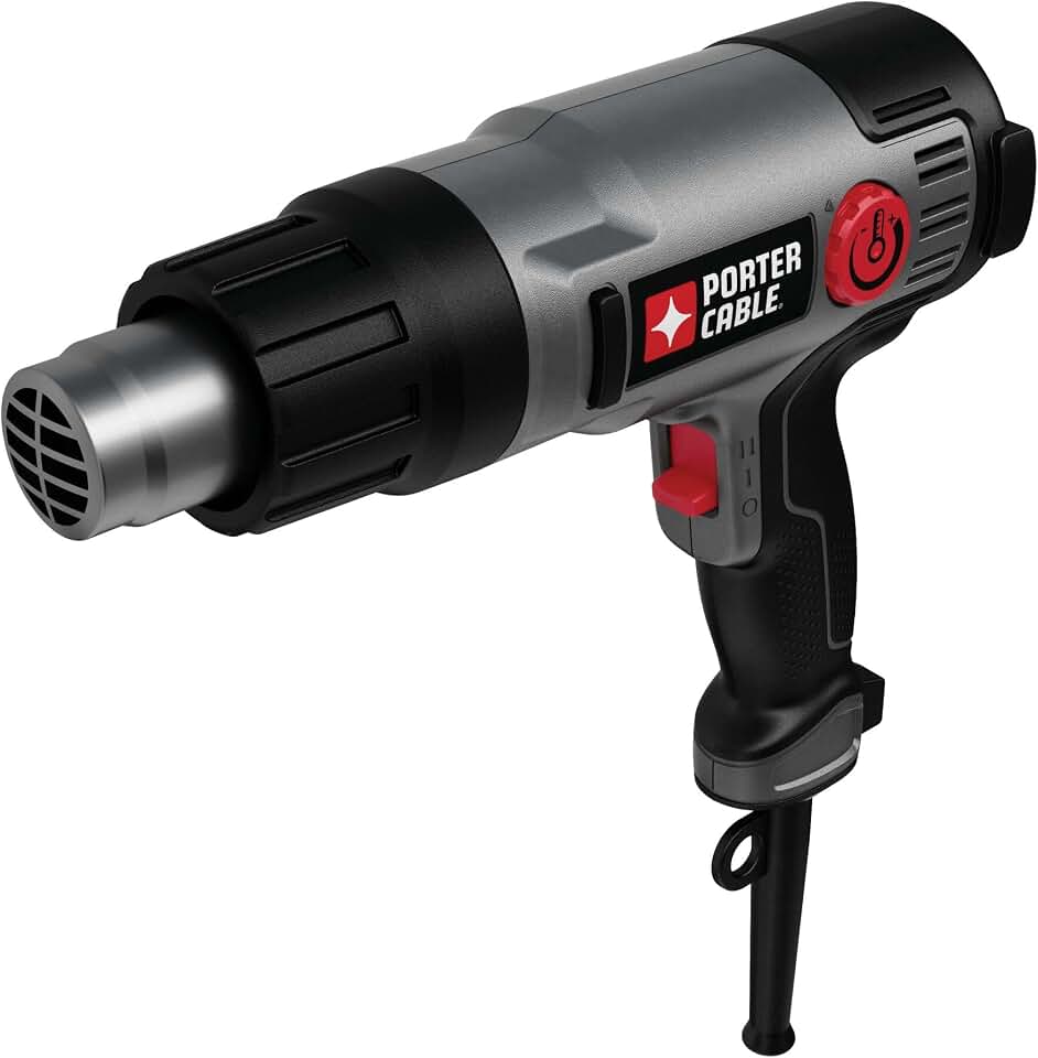 PORTER-CABLE Heat Gun, 1500 Watt, Dual Temperature Settings, Corded (PC1500HG)