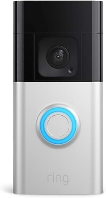 Like-New Ring Battery Doorbell Plus, Home or business security, Head-to-Toe HD+ Video, motion detection &amp; alerts, and Two-Way Talk
