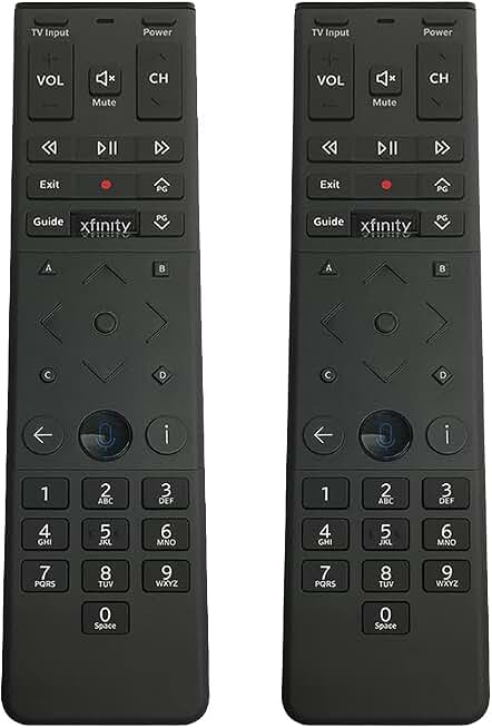(2 Pack) Xfinity Comcast XR15 Voice Control Remote for X1 Xi6 Xi5 XG2 (Backlight)