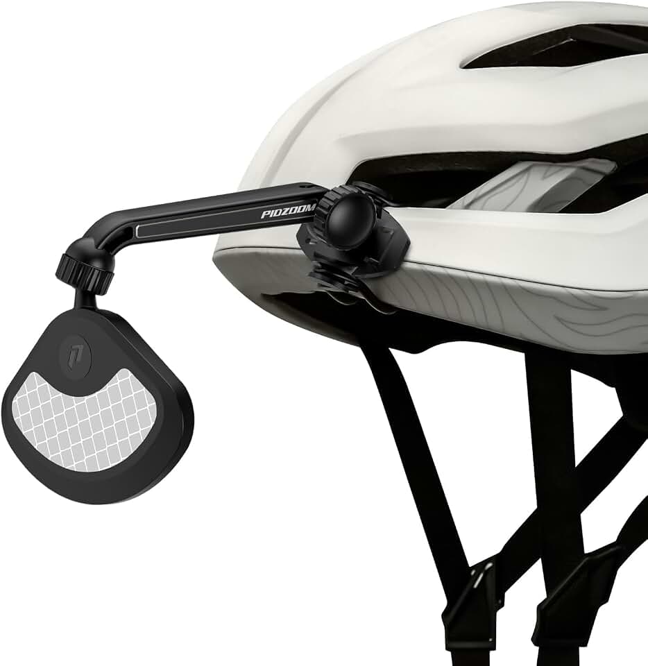 Bike Helmet Mirror for Cycling- 360° Adjustable and Rotatable Safe Rearview Mirror for Bicycle Riding Accessories and Other Outdoor Activities, Easy to Install