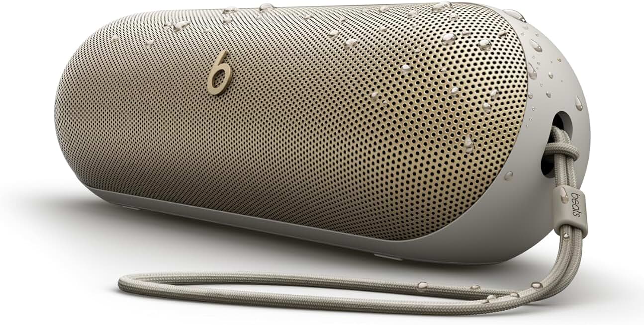 Beats Pill - Portable Bluetooth Speaker - Up to 24H Battery Life, Water Resistant, Bluetooth, Apple &amp; Android Compatible, Extremely Loud Sound for Home, Outdoor and Travel - Champagne Gold