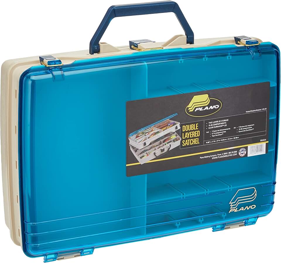 Plano Two Level Satchel Tackle Box, Premium Tackle Storage