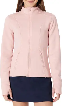Amazon Essentials Women's Active Sweat Slim-Fit Zip Through Jacket