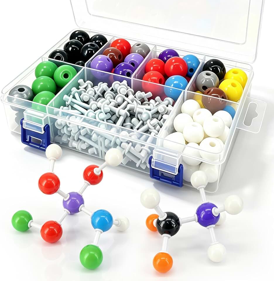 Molecular Model Kit(240 Pieces),Organic Chemistry Model Kit for Organic and Inorganic Chemistry Learning,Chemistry Set,A Fullerene Set