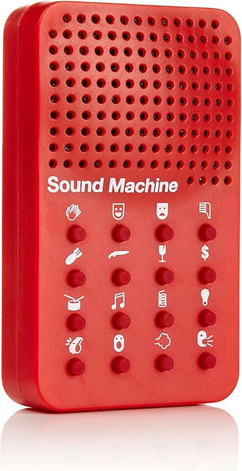 NPW Classic Sound Machine – Portable Prank Toy &amp; Novelty Sound Effects Machine with 16 Sounds
