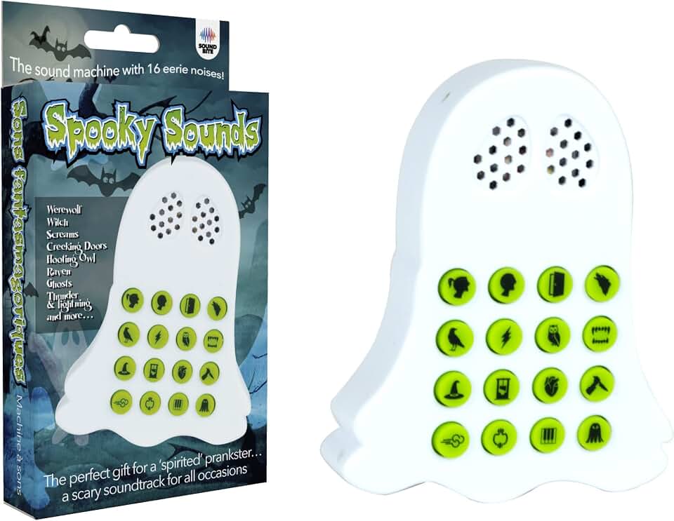 Funtime Gifts 10686 Spooky Sound Machine Electronic, White