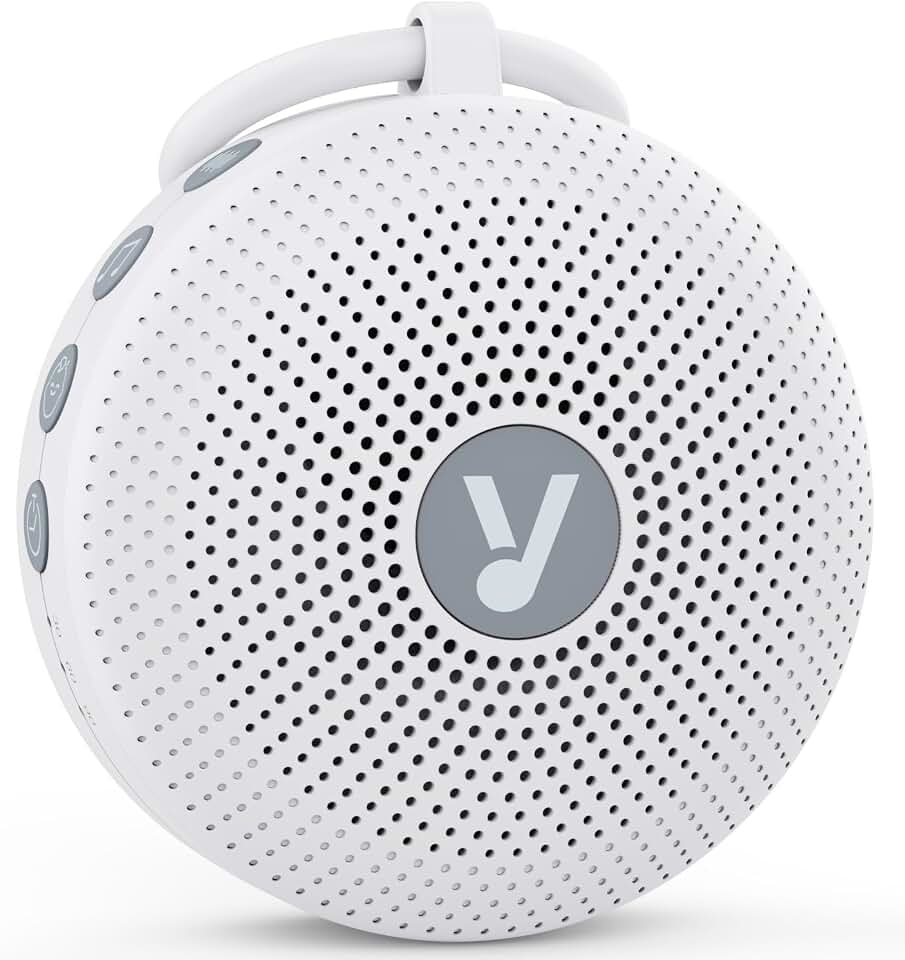 Portable Sound Noise Machine for Baby Kids Adult with 21 Natural Soothing Sounds, Powerful Battery, 32 Levels of Volume, Noise Canceling for Office &amp; Sleeping, Sound Timer Therapy for Home, Travel Global Recycled Standard