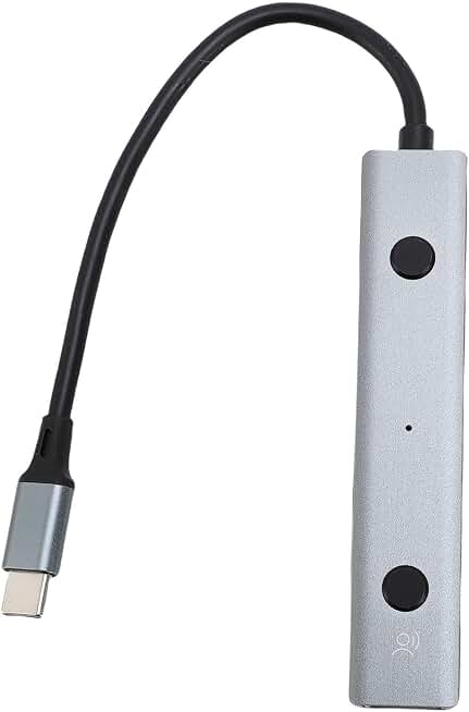 Jiawu AI Voice Hub Portable AI Powered USB Hub for Laptops Voice Control Tools for Students Aluminum Alloy