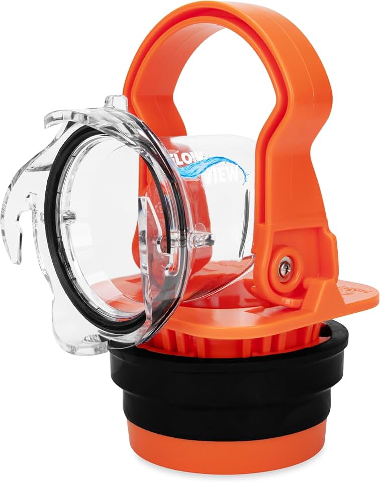 Camco Rhino RV Sewer Adapter PRO - Sewer Hose Elbow w/Drain Lock Adapter | Expands to Fit 3-1/2 &amp; 4-in NPT Fittings - Features Airtight Odor-Tight Seal, Ergonomic Handle, 90-Degree Clear Elbow (39730)