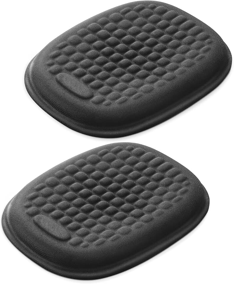 Vaydeer 2Pcs Cloud Elbow Pads, Desk Arm Rest Support, Soft Memory Foam Wrist Rest, Ergonomic Cushion Carpal Tunnel Pain Relief Gel Mouse Pillow for Computer Laptop Office Gaming Car Chair Accessory Global Recycled Standard