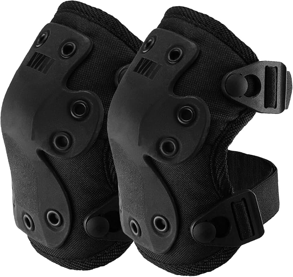 HWI Gear Next Generation Elbow Pad for Protection: Combat, Mechanics, Construction, Hunting, Landscaping, Outdoor Survival, Heavy Duty Industrial Grade, Adjustable