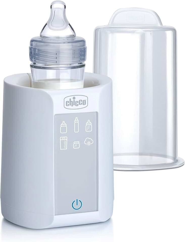 Chicco Digital 2-in-1 Baby Bottle Warmer &amp; Sterilizer | Warms Breastmilk, Formula &amp; Baby Food, Touchscreen Display, Fits Most Bottles, Fast Steam Sterilizing, Kills 99.9% of Germs