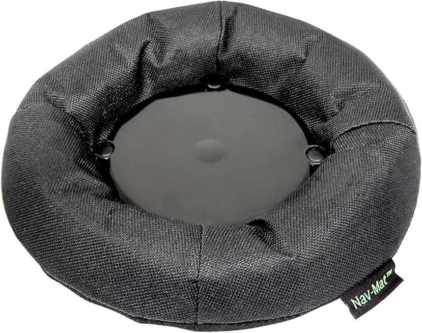 Bracketron NavMat GPS Dashboard Pad, Weighted Beanbag Friction Base | Portable GPS dashboard pad converts windshield mounts into dash holders with a weighted friction base for stability