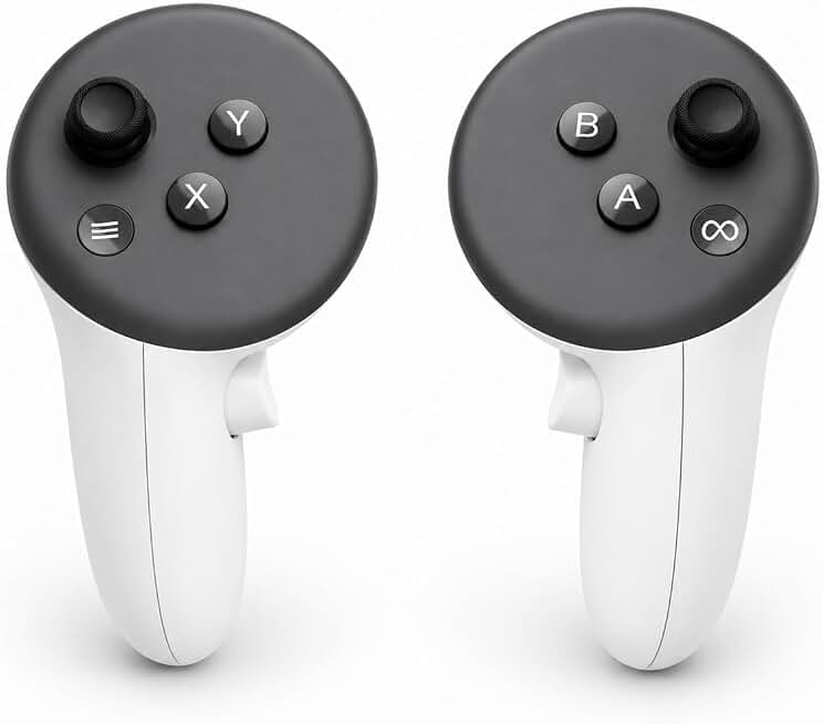 Official Left &amp; Right Touch Plus Controllers for Meta Quest 3 / 3S (Pair)