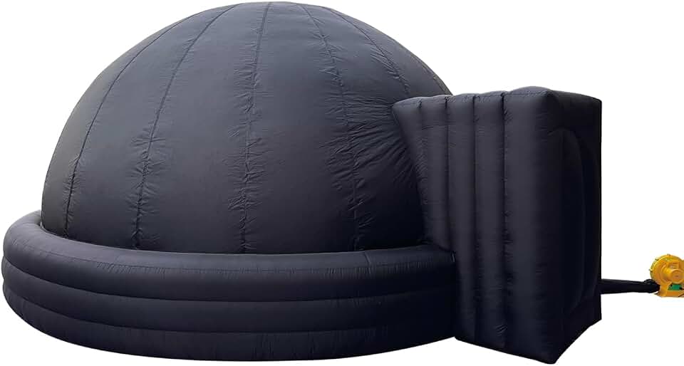 Portable Planetarium Inflatable Mobile Projection Dome Tent with Air Blower + Seperate PVC Mat for Education Platform, Schools, Museums, Science Centers Events