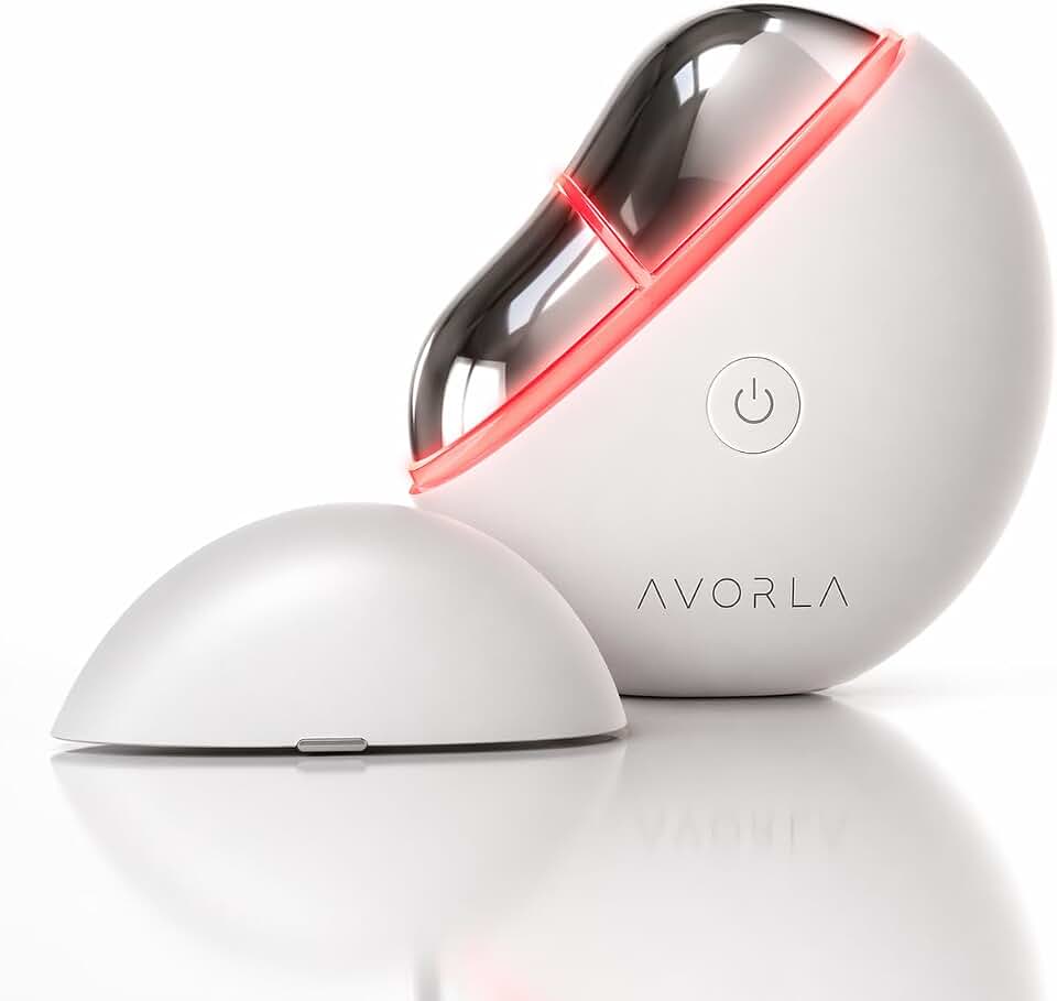 AVORLA LED Gua Sha Facial Tool with Heat and Microcurrent, Skin Toning Device, Skin Light Therapy Anti-Aging/Anti-Wrinkles,face Lift, Eye/face Puffiness, Skin Firm Global Recycled Standard