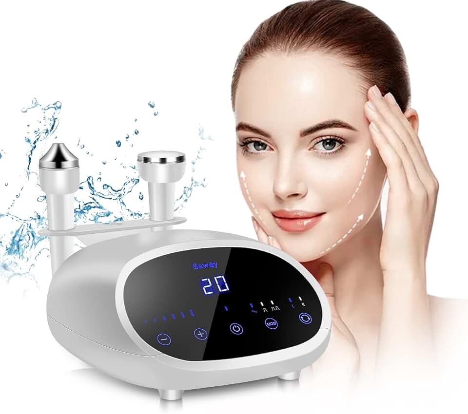 High Frequency RF Skin Tightening Device for Face &amp; Body,Anti-Aging Beauty Machine for Wrinkle Reduction &amp; Sagging Jawline, Non-Invasive At-Home Salon Facial Treatment for Women Model EP-400