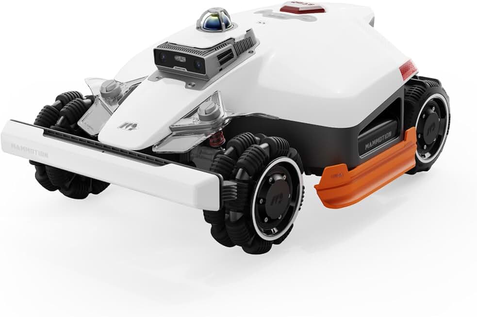 Mammotion LUBA 3 AWD 3000H Robot Lawn Mower for 0.75 Acre, 360° LiDAR+NetRTK+AI Vision Tri-Fusion Positioning, All-Wheel-Drive for 80% Slopes, 30 Multi-Zone Management, Cutting Height 2.2"-4.0" ClimatePartner certified