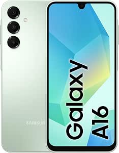 SAMSUNG Galaxy A16 4G LTE (128GB + 4GB) International Model SM-A165/DS - Factory Unlocked (NOT FOR SPECTRUM/CRICKET/XFINITY/VISIBLE) - Light Green + CASE