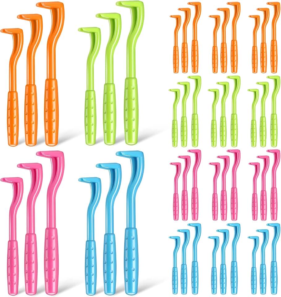 48 Pack Tick Remover Tool for Dog Cats Human 3 Sizes | Portable Outdoor Living Essential, Reusable Hook Design, Outdoor Quick Safe Camping Hiking Yard People Use