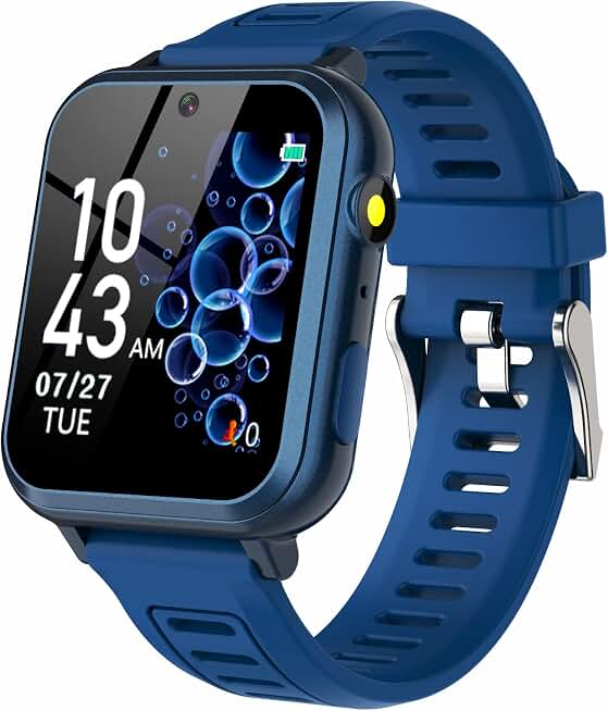Smart Watch for Kids with 39 Games Alarm Clock, Touchscreen Calendar Camera | Music Player Time Display Video &amp; Audio Recording, Toys for 3-12 Years Old Boys