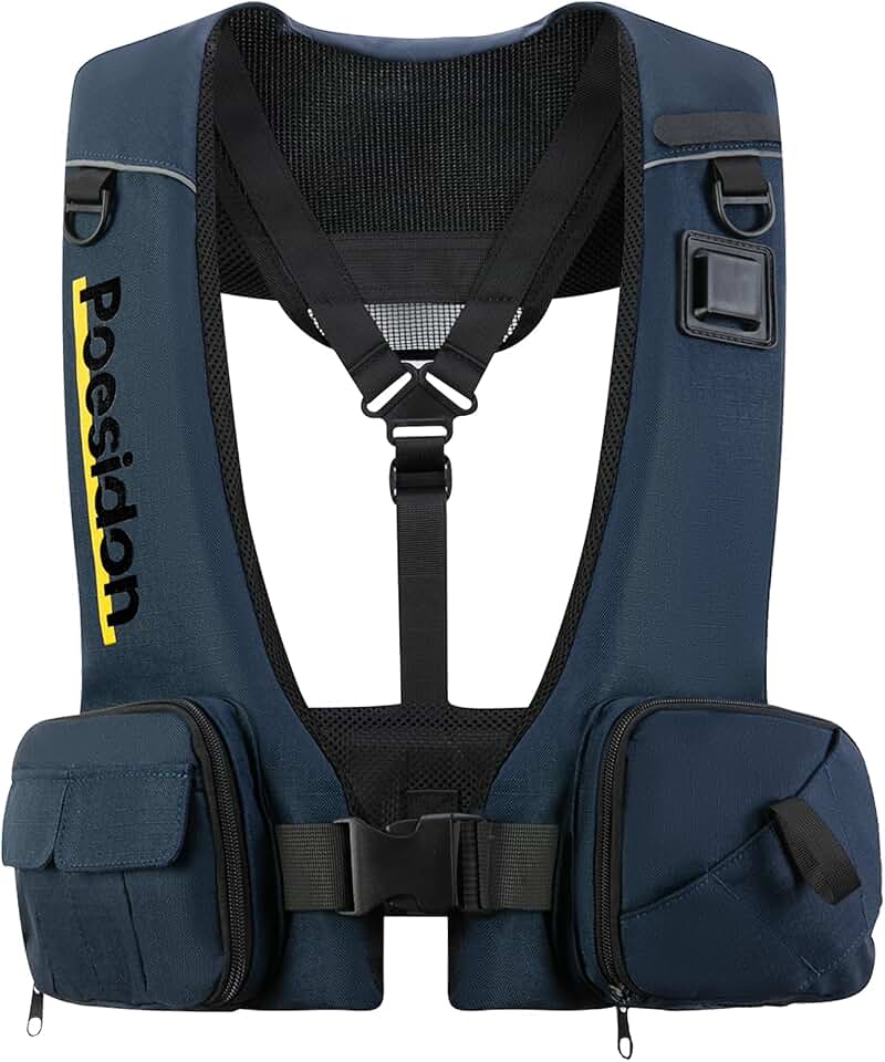 Adjustable Lightweight Breathable Water Safety Life Jacket | Classic Unisex Design | Multi-Functional Dual Storage Pockets | Suitable for Various Water Activities Global Recycled Standard