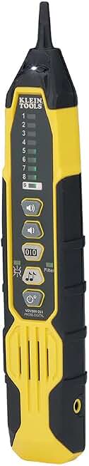 Klein Tools VDV500-223 Wire Tracer Digital Probe with LED Work Light for Ethernet, Internet, Telephone, Speaker, Coax, Video, and Data Cables RJ45, RJ11, RJ12